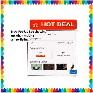 HOT DEALS Suggested Price Feature